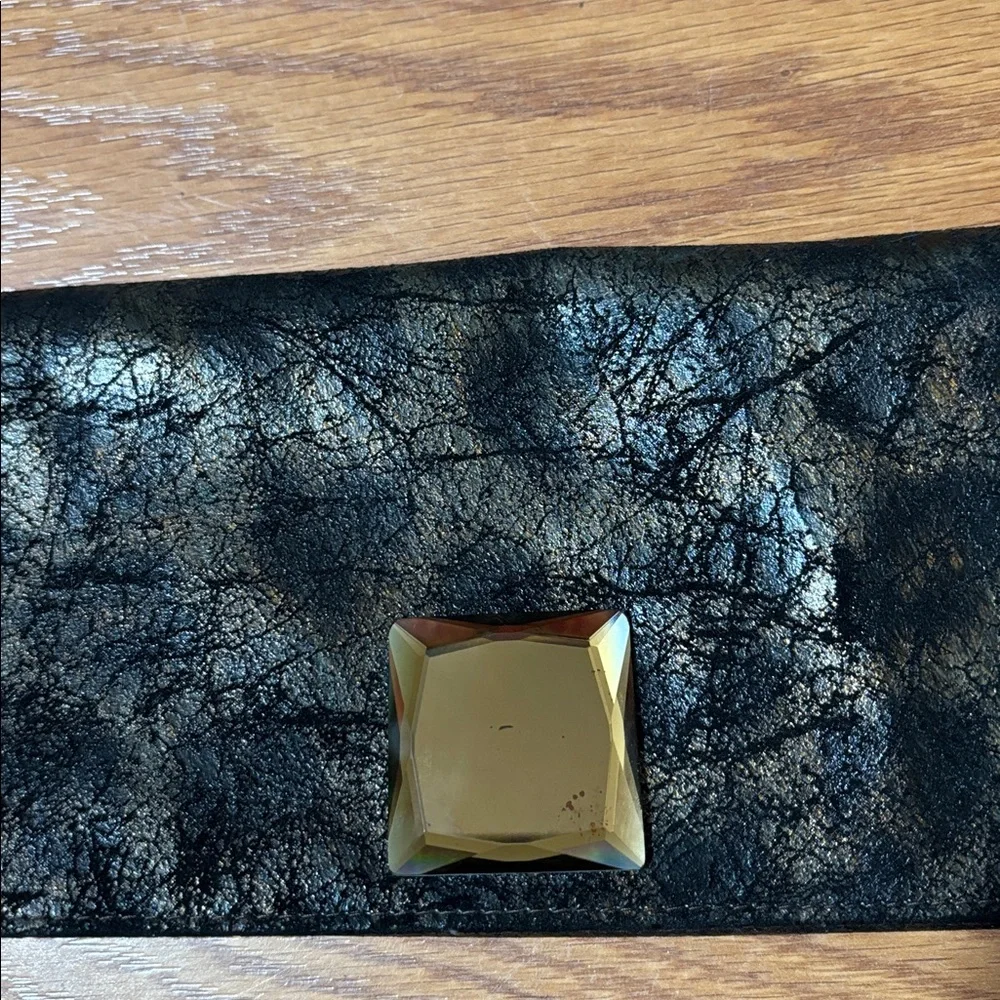 Chinese Laundry Black Satchel with Gold Chain